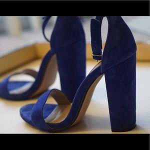 Steve Madden Carrson Blue Heel